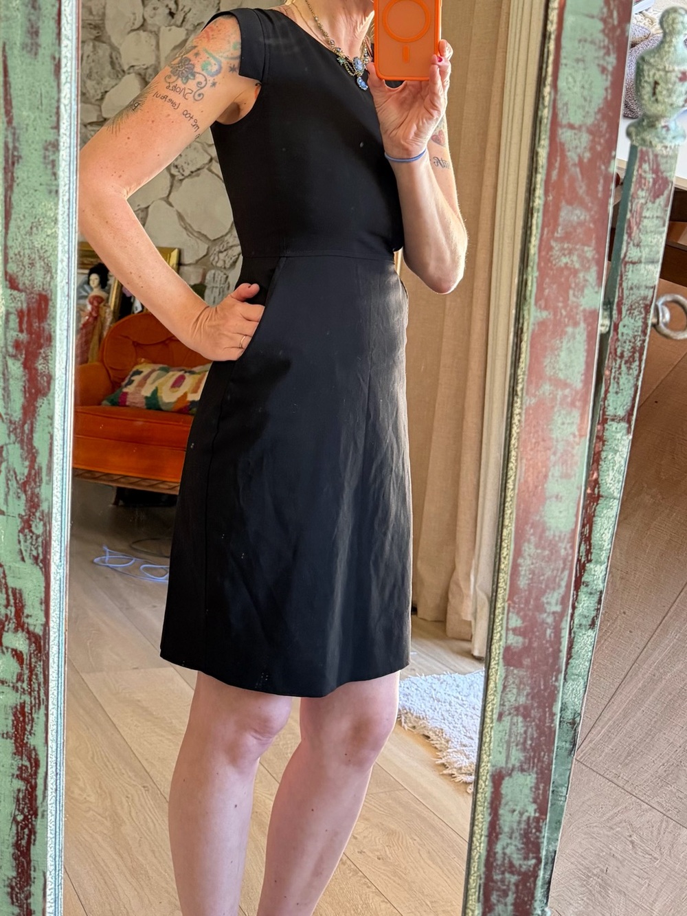 J.Crew Classic Black Cap-Sleeve Women's black Dress - size 0